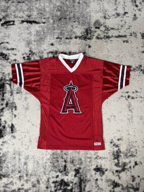 Vintage MLB Anaheim Angels Football Jersey